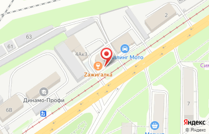 ТЦ Локомотив в Железнодорожном районе на карте