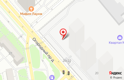 Интернет-магазин одежды, рюкзаков и головных уборов Blacksides.ru в Огородном проезде на карте