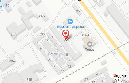 Оптовый склад Топаз на улице Строителей на карте