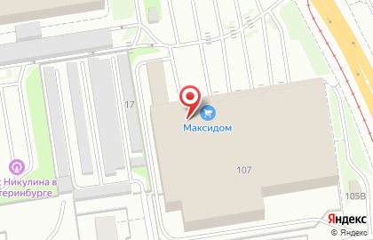 Гипермаркет товаров для дома и ремонта Castorama в Орджоникидзевском районе на карте