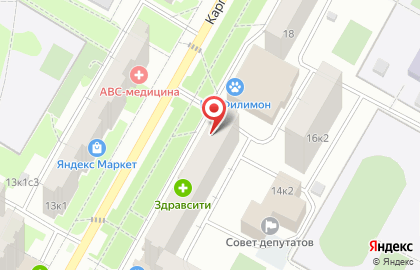 Сеть булочных Каравай СВ на Каргопольской улице на карте