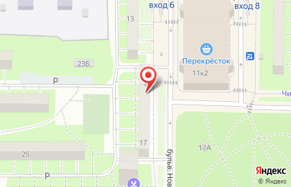 Пекарня-кондитерская Цех85 на бульваре Новаторов на карте