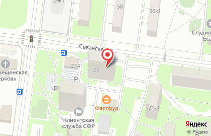 Сервисный центр Laboratorya-24 на Севанской улице на карте