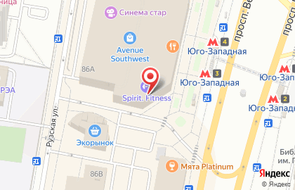 Салон сотовой связи МегаФон на проспекте Вернадского на карте