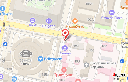 Ювелирная мастерская на Рашпилевской улице на карте