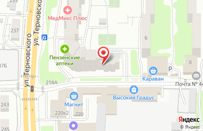 Пензастрой-сервис Терновский, ООО на улице Терновского на карте