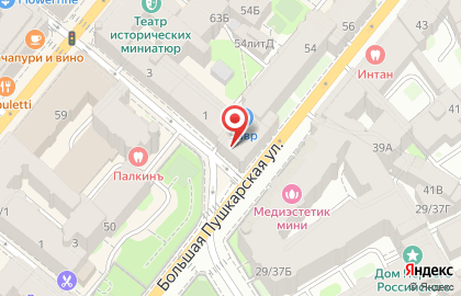 Аптека Алоэ на Большой Пушкарской улице на карте