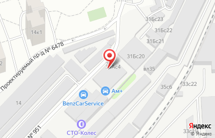 Технический центр АУДИтория на Бульваре Рокоссовского на карте