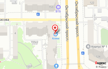 Сервисный центр Колорит на Октябрьском проспекте на карте