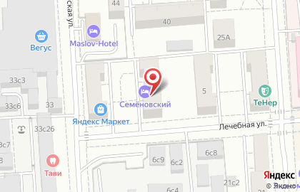 Отель Семеновский в Москве на карте