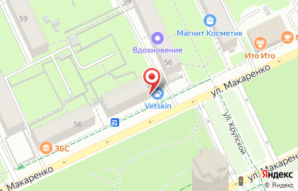 Медицинская лаборатория МедЛабЭкспресс на улице Макаренко на карте