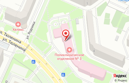 Городская клиническая поликлиника №29 в Калининском районе на карте