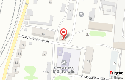 Продуктовый магазин Руслан на Комсомольской на карте