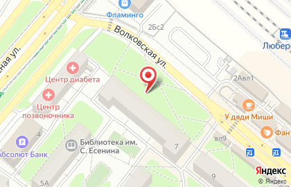 Новая жизнь на Волковской улице на карте