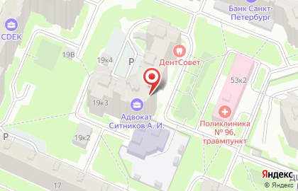 Диона на Проспекте Просвещения на карте