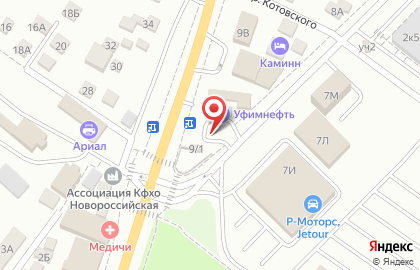 АЗС Уфимнефть на улице Ленина на карте
