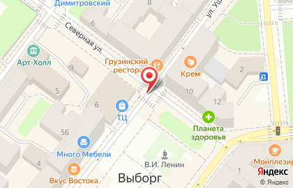 Нотариус Ефимова Е.н. на улице Ушакова на карте