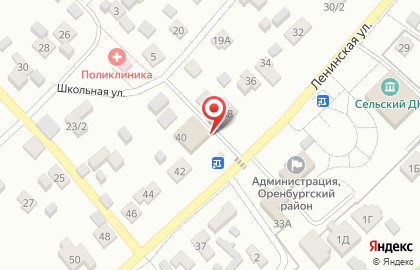 Продуктовый магазин в Оренбурге на карте