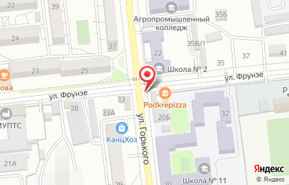 Служба доставки Суши кушай на карте