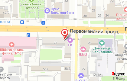 Почта Банк в Советском округе на карте