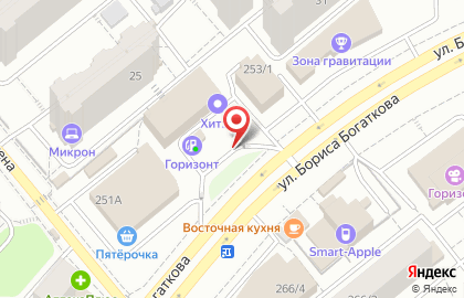 Автоцентр Горизонт на улице Бориса Богаткова на карте