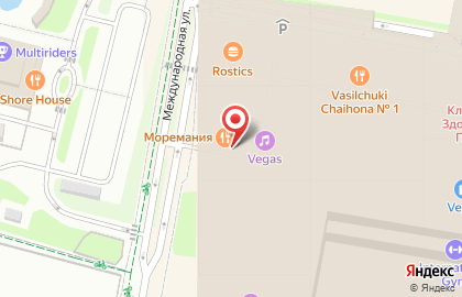 Ресторан быстрого обслуживания Макдоналдс на Международной улице, 12 в Красногорске на карте