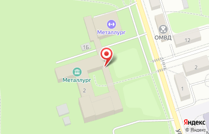 Дворец культуры Металлург в Шелехове на карте