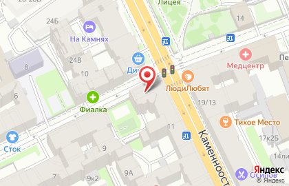 Сеть театральных касс Билетер на метро Горьковская на карте
