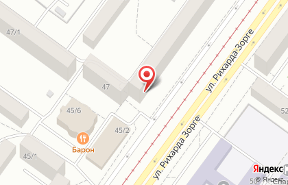 Торговая компания Метровес на улице Рихарда Зорге на карте