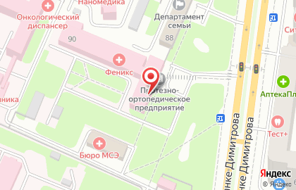 Медицинский центр Феникс в Брянске на карте