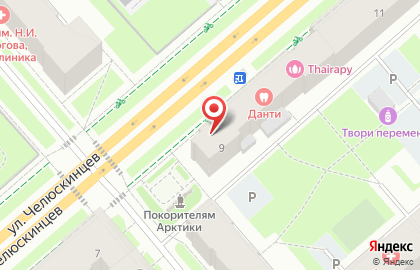 Аптека Алоэ на улице Челюскинцев на карте