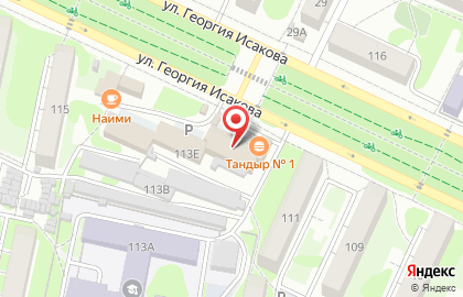 Супермаркет Магнит в Железнодорожном районе на карте