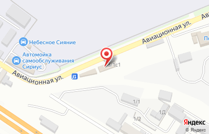 Многопрофильная фирма Серво-Юг на Авиационной улице на карте