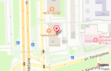 Ресторан Чайхона №1 Тимура Ланского на метро Владыкино (Московское центральное кольцо) на карте