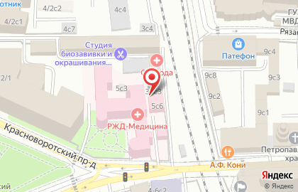 Инстинкт красоты в Красноворотском проезде на карте