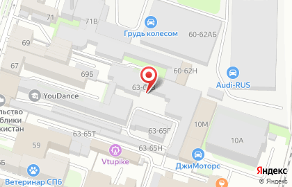 Производственно-полиграфическая компания А1 на улице Черняховского на карте