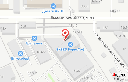 Автосалон Inchcape на карте
