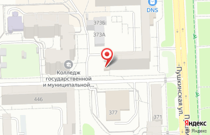 Магазин по продаже овощей и фруктов на Пушкинской улице на карте
