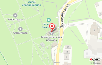 Борисо-Глебский храм на карте