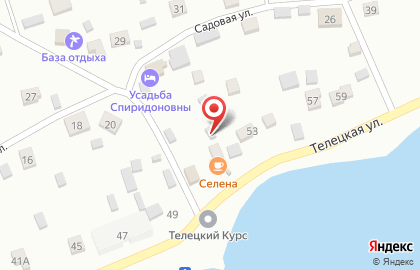 База отдыха Селена на карте
