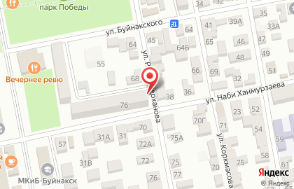 Мини-маркет Монетка в Буйнакске на карте