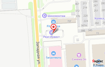 Реал-Инвест на Западной улице на карте