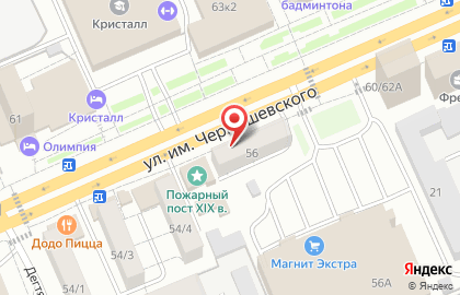 Салон мебели Мебельная оптовка в Октябрьском районе на карте