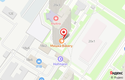 Пекарня Мишка Bakery на Лабораторном проспекте на карте