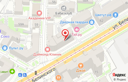 Компания по дезинфекции Главдезцентр в Нижегородском районе на карте