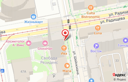 Автостоянка на ул. Шейнкмана, 78/1 на карте