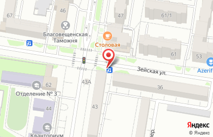 Продуктовый магазин Серышевские на Зейской улице, 36/1 на карте