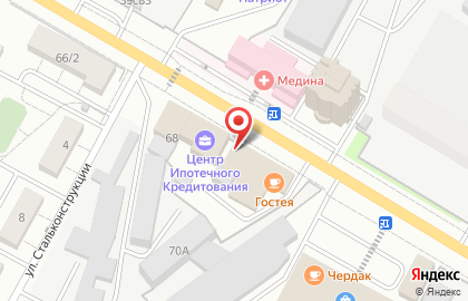Строительный магазин Хозяин на улице Михалевича на карте