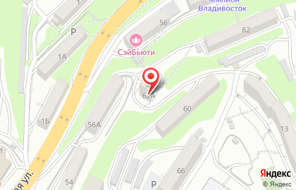 Парикмахерская Ульяна в Первореченском районе на карте