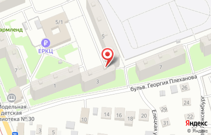 Гараж в Калининском районе на карте